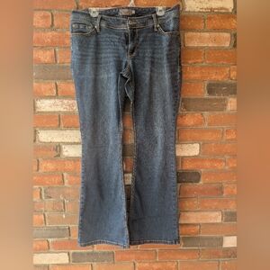 TORRID Luxe Slim Boot Denim Blue Jeans Pants Size 12  Super stretch